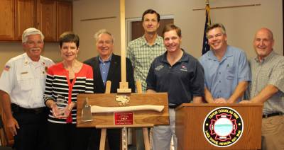 Fire Board Trustee Honored