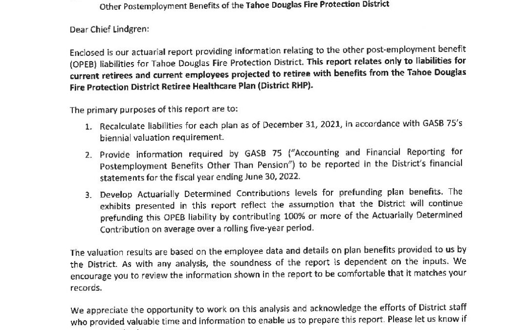 2022 Actuarial Rpt (OPEB)