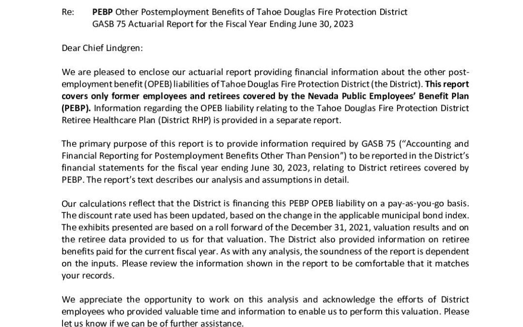 2023 Acturial Rpt (PEBP)