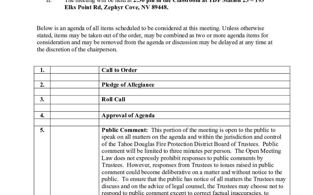 2025-02-26 BOT Agenda