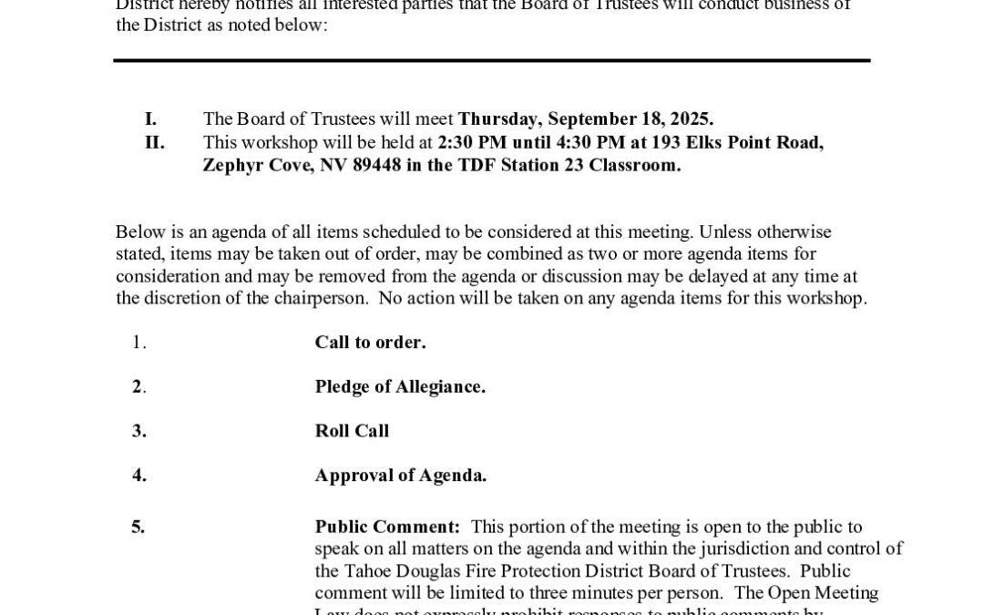 2025-09-18 Workshop Agenda
